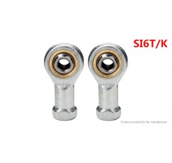 SI6T/K 6mm Rod End Joint Bearing Spherical Oscillating Bearing (2-Pack)