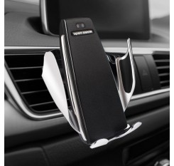 Automatic Clamping Wireless Car Charger Fast Charging Mount For iPhone Samsung