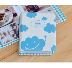 Fuji Mini Book Photo Album for Fujifilm Instax Mini Films - Blue Cloud