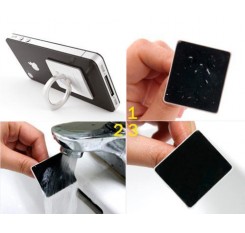 iRing Universal Bunker Ring Grip Holder Cell Phone Stand - Black Beard